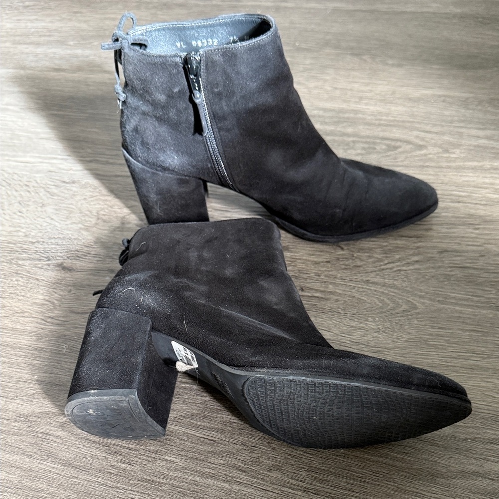 Black Suede Ankle Boots